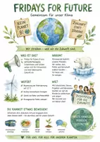 Vorschau - Arbeitsblätter - Lernposter + Arbeitsblatt "Fridays for Future" + Onlineübung & MP3 + Mindmap + Infografik - Deckblatt