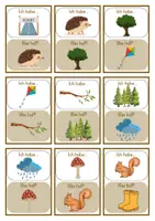Vorschau - Spiele - Lesespiel Herbst - Deckblatt