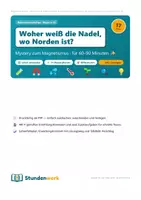 Vorschau - Arbeitsblätter - Mystery Magnetismus Kompass NaWi - Deckblatt