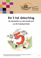 Vorschau - Text - Die Fünf hat Geburtstag – Die Geschichte aus dem Fünferland - Deckblatt