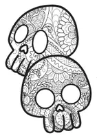 Vista previa - Manualidades / Dibujos para colorear - Halloween para colorear - Artes - página 2
