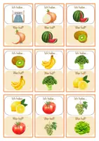 Vorschau - Spiele - Lesespiel Obst - Deckblatt