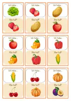 Vorschau - Spiele - Lesespiel Obst - Seite 1