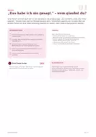 Vorschau - Arbeitsblätter - Gaslighting & Manipulation
Psychologie, Einflussnahme, Sozialpsychologie - Seite 1