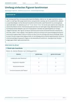 Vorschau - Arbeitsblätter - Arbeitsblatt Mathematik Klasse 3 – Umfang einfacher Figuren - Deckblatt