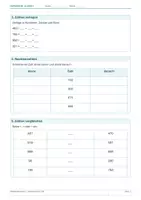 Vorschau - Arbeitsblätter - Materialpaket – Mathematik Klasse 3 – Arbeitsblätter - Seite 2