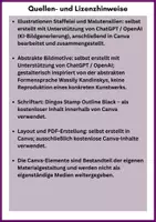 Vorschau - Arbeitsblätter - Kunstmappe - Deckblätter zum Ausmalen und Gestalten - Seite 2