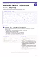 Vorschau - Unterrichtsreihen - English Mediation Skills | German to English Practice, Exam Prep & Model Answers - Seite 1