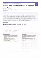 Vorschau - Unterrichtsreihen - Media and Digitalisation – Chancen & Risiken | Englisch Oberstufe | Social Media, Fake News & KI - Seite 1