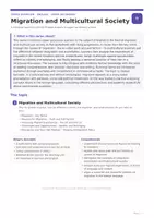 Vorschau - Unterrichtsreihen - Migration and Multicultural Society | Englisch Oberstufe | Migration, Integration & Identity - Seite 1