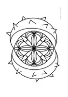 Vorschau - Mal- und Bastelvorlagen - Kastanien Mandalas, Fensterbild, Fensterdeko, Herbst - Seite 2