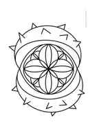 Vorschau - Mal- und Bastelvorlagen - Kastanien Mandalas, Fensterbild, Fensterdeko, Herbst - Seite 3