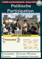 Vorschau - Stundenentwürfe - Politische Partizipation - Deckblatt