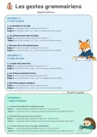 Aperçu - Feuilles d'exercices - Les gestes grammairiens 6e:3e - Page 2