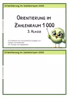 Vorschau - Anderer Materialtyp - Orientierung im Zahlenraum 1000 – Kartei, Arbeitsheft & Kompetenzraster | Mathematik 3. Klasse - Seite 3