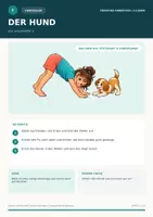 Vorschau - Aufgabenkarten - 25 Kinderyoga-Karten mit Tierposen | A5 für Kita & Vorschule - Seite 2