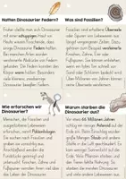 Vorschau - Arbeitsblätter - Lesen - Lesefächer Dinosaurier | Lesekartei, Wissenskartei für die Freiarbeit, Leseförderung, Sachtexte | Klasse 2, Klasse 3, Klasse 4 Grundschule - Seite 3