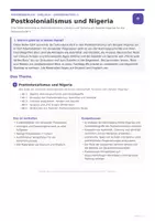 Vorschau - Unterrichtsreihen - Postkolonialismus & Nigeria | Englisch Oberstufe | Achebe, Adichie, Identität & Sprache - Seite 1