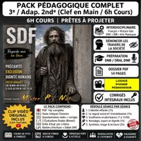 Aperçu - Préparation de séquence / Séquence complète - 3e–Dénoncer les travers de la société-la dignité humaine, 5 séances + clip - Page de couverture