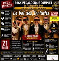 Aperçu - Préparation de séquence / Séquence complète - 3e–Dénoncer les travers de la société-la satire moderne, 5 séances + clip - Page de couverture