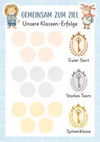 Vorschau - Fördermaterial/Inklusion - Soziales Lernen & Klassenmanagement Grundschule – Materialpaket | Klassenmanagement, Klassengemeinschaft | Gesprächskarten für Tagesreflexion, Klassenrat & soziales Lernen, Motivation & Belohnungssystem - Seite 3