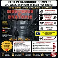 Aperçu - Préparation de séquence / Séquence complète - 3e-Travers de la société-séq.complète 5 séances + clip dystopique - Page de couverture