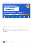 Vorschau - Arbeitsblätter - Massentourismus Mystery Klasse 7 Klasse 8 - Deckblatt