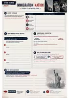 Vorschau - Arbeitsblätter - Immigration Nation (Miniserie)- Viewing Task for Episode 1 - Seite 1