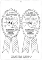 anteprima - Materiale di supporto/inclusione - COCCARDE per il primo giorno di scuola COLIBRI' - Pagina 1