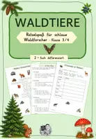 Vorschau - Arbeitsblätter - Materialpaket Waldtier-Forscher - Seite 1