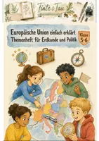 Vorschau - Unterrichtsreihen - Europäische Union Klasse 5 -6 Einführung und Aufgaben - Deckblatt