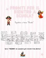 anteprima - Altro tipo di materiale - Kit di copertine quaderni - Tema Pirati - Pagina di copertina