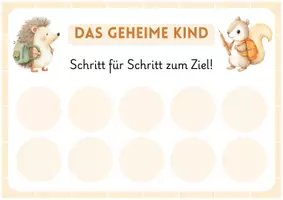 Vorschau - Fördermaterial/Inklusion - „Das geheime Kind“ für die Grundschule – Belohnungssystem mit 3 Sammelplänen, Stern-Stickern & Motivationsstickern - Seite 3