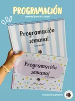 Vista previa - Para docentes: organización, planificación y formación - Programación semanal para el cole (a color) - Portada