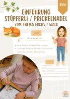 Vorschau - Arbeitsblätter - Einführung Stüpferli / Prickelnadel - Deckblatt