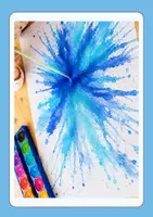 Vorschau - Arbeitsblätter - Kunst Herbst Pustebilder mit Wasserfarbe Klasse 2-4 - Seite 3