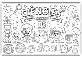 Vista previa - Hojas de trabajo - PACK DE CIÈNCIES I5 20 FITXES PER DESCOBRIR I EXPERIMENTAR - Portada
