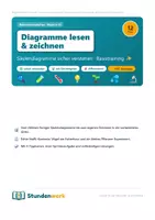 Vorschau - Arbeitsblätter - Diagramme lesen und zeichnen Training - Deckblatt
