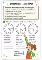 Vorschau - Stundenentwürfe - Uhrzeit Klasse 3 -4 Viertelstunden und Halbe Stunde - Seite 2