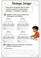 Vorschau - Stundenentwürfe - Zahlenmauern bis 1 000 000 Klasse 3 -4 Rechenstrategien anwenden - Seite 3