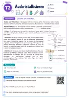 Vorschau - Arbeitsblätter - Kristalle züchten – Trennverfahren | Chemie - Seite 1