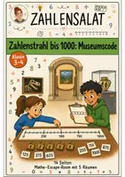 Vorschau - Arbeitsblätter - Zahlenstrahl 100 – Mathe bis 1000 Mathe-Escape-Room Klasse 3-4 - Deckblatt