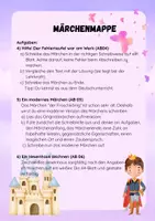 Vorschau - Arbeitsblätter - Märchenmappe / Lernwerkstatt / Klassenarbeit - Seite 3