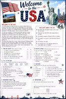 Vorschau - Arbeitsblätter - USA Booklet - Seite 1