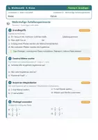 Vorschau - Arbeitsblätter - Wahrscheinlichkeit Klasse 8 | Intensiv - Seite 1