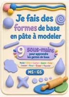 Aperçu - Apprentissages en autonomie - 9 sous-mains de gestes de base pour manipuler la pâte à modeler - Page de couverture