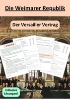 Vorschau - Arbeitsblätter - Die Weimarer Republik - Materialpaket - Deckblatt