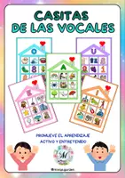 Vista previa - Juegos / Gamificación - Casitas de las Vocales (Identifica y clasifica) - Portada