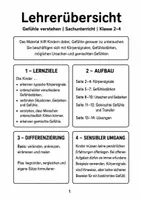 Vorschau - Arbeitsblätter - Gefühle verstehen Klasse 2 3 4 - Seite 1