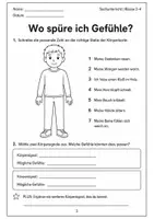 Vorschau - Arbeitsblätter - Gefühle verstehen Klasse 2 3 4 - Seite 3